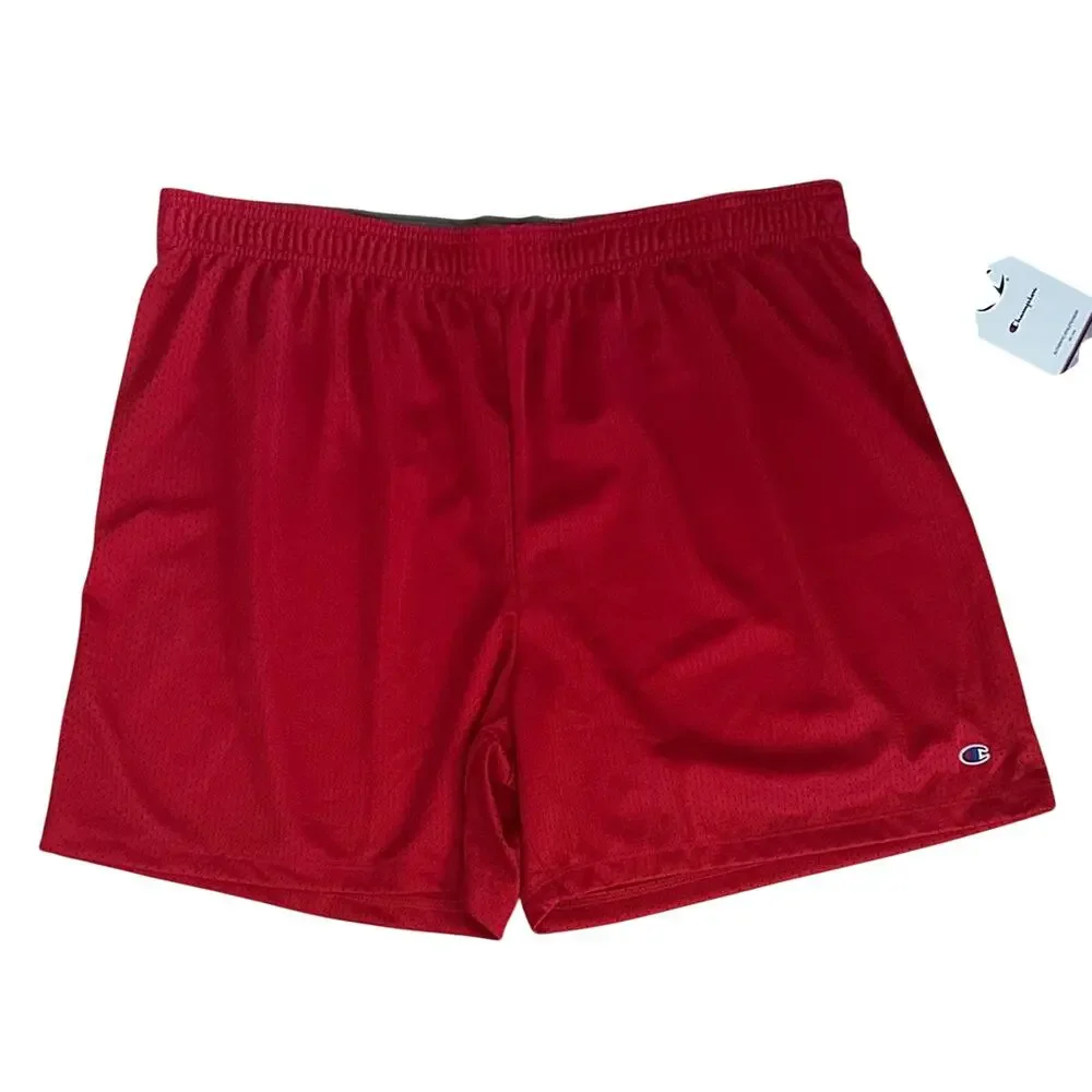 Champion Bold Red Sports Shorts 5